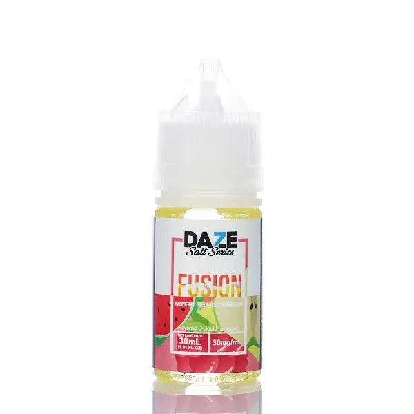7 Daze Fusion TFN Salt - Raspberry Green Apple Watermelon - 30ml - Black Coral